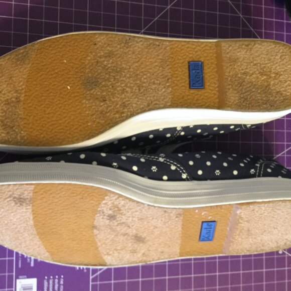 Size 11 Keds Tayler Swift polka dot with paw print sneakers like new condition - Picture 4 of 7